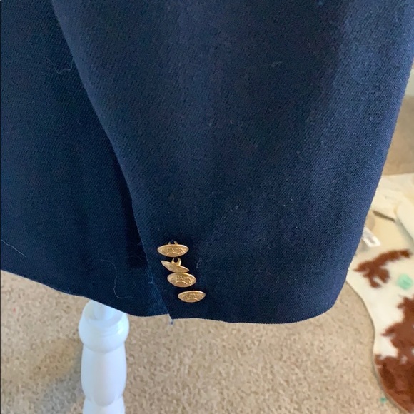 Lauren Ralph Lauren navy blue pea coat. - Picture 5 of 8